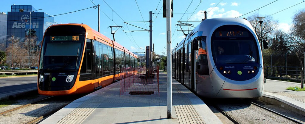 Trams in Athens
