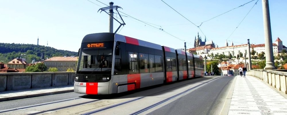 Trams in Prague